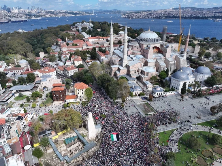Türkiye genelinde Gazze’ye destek yürüyüşü