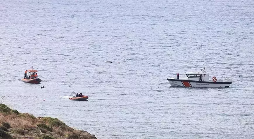 Bodrum açıklarında göçmen teknesi battı: En az göçmen 14 hayatını kaybetti