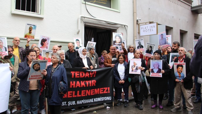 Hasta mahpuslar için üç kentte basın açıklamaları