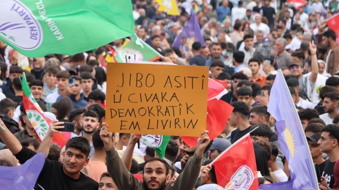 Batman’da ‘Demokratik Toplum ve Özgürlük’ mitingi yapılıyor