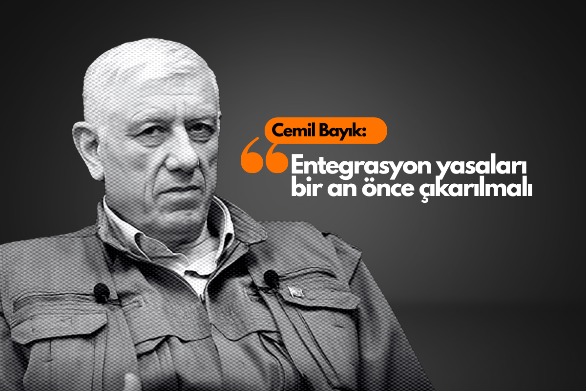 Cemil Bayık: Demokratik entegrasyon asimilasyon değildir, yasalar çıkarılmalı