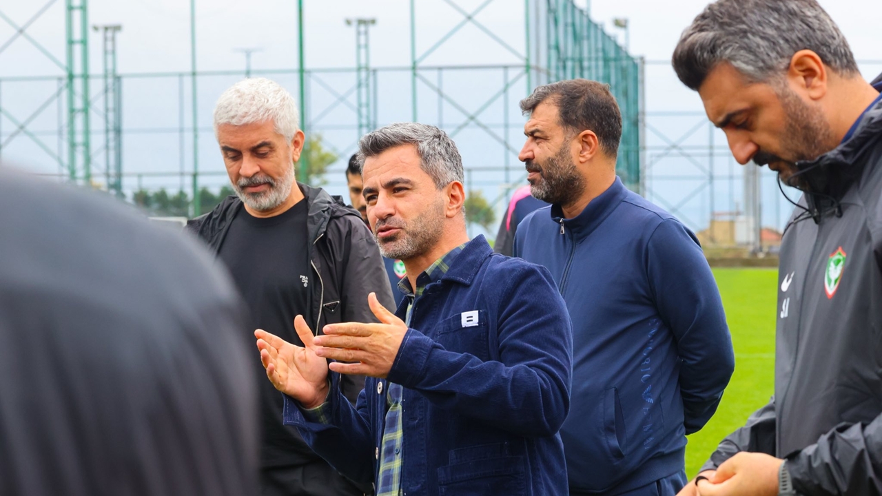 Nahit Eren göreve başladı: Amedspor’un antrenmanını İstanbul’da izledi