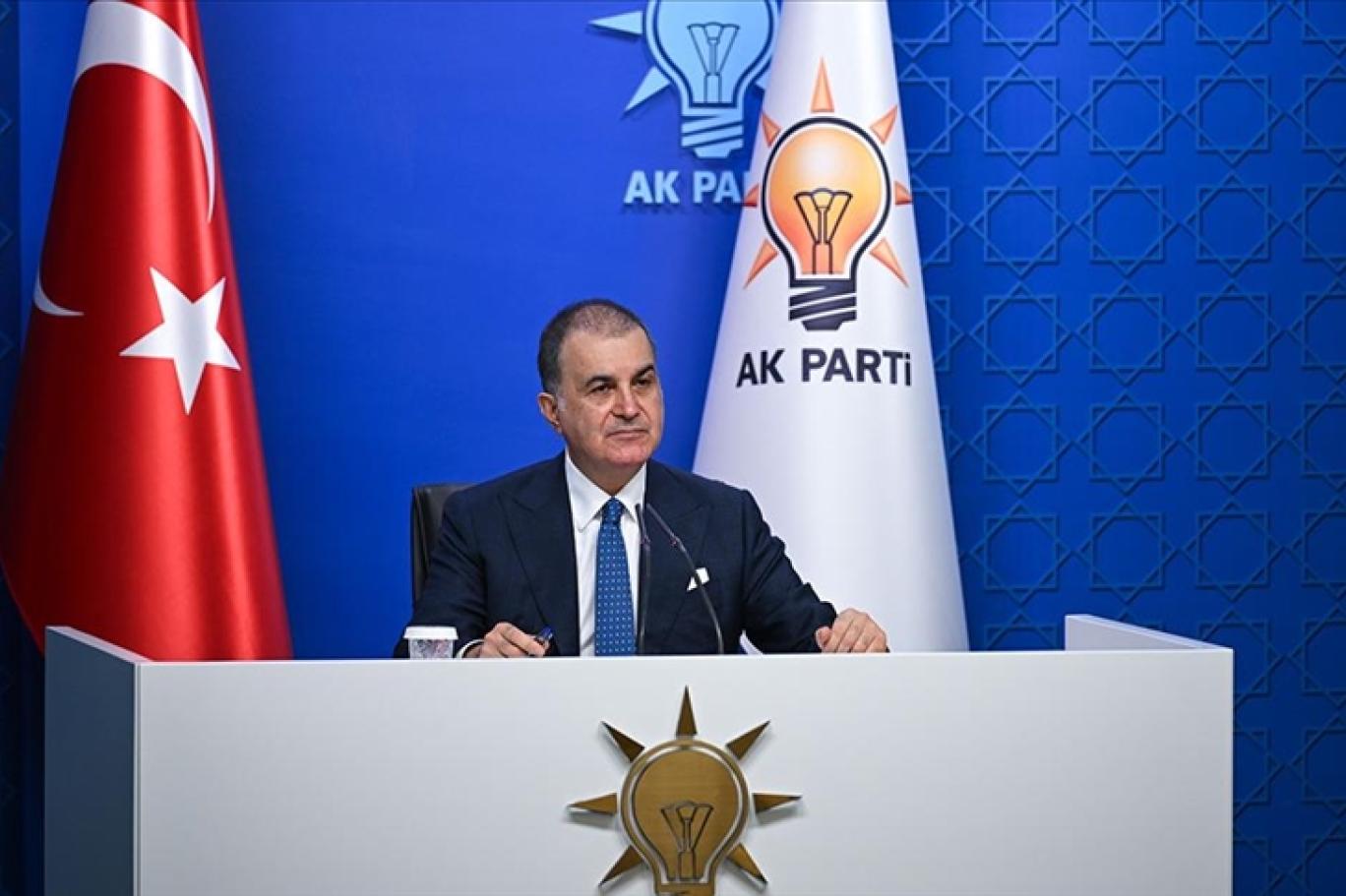 AK Parti Sözcüsü Çelik: Nihai çözüm, 1967 sınırlarında başkenti Doğu Kudüs olan bağımsız bir Filistin devletidir