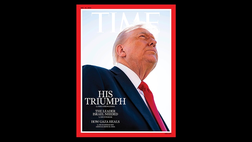 Trump, kendisini kapağa taşıyan Time dergisine sitem: Saçımı yok ettiler