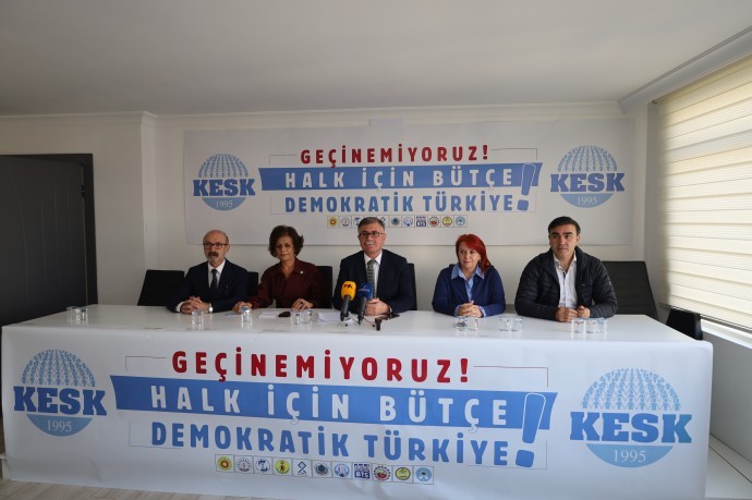 KESK: Meclis’te görüşülen bütçe; sermaye yanlısı, güvenlikçi ve eril