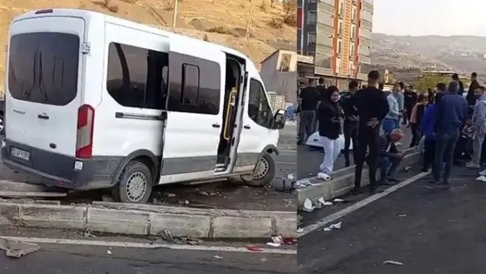 Şırnak’ta trafik kazası: 19 yaralı