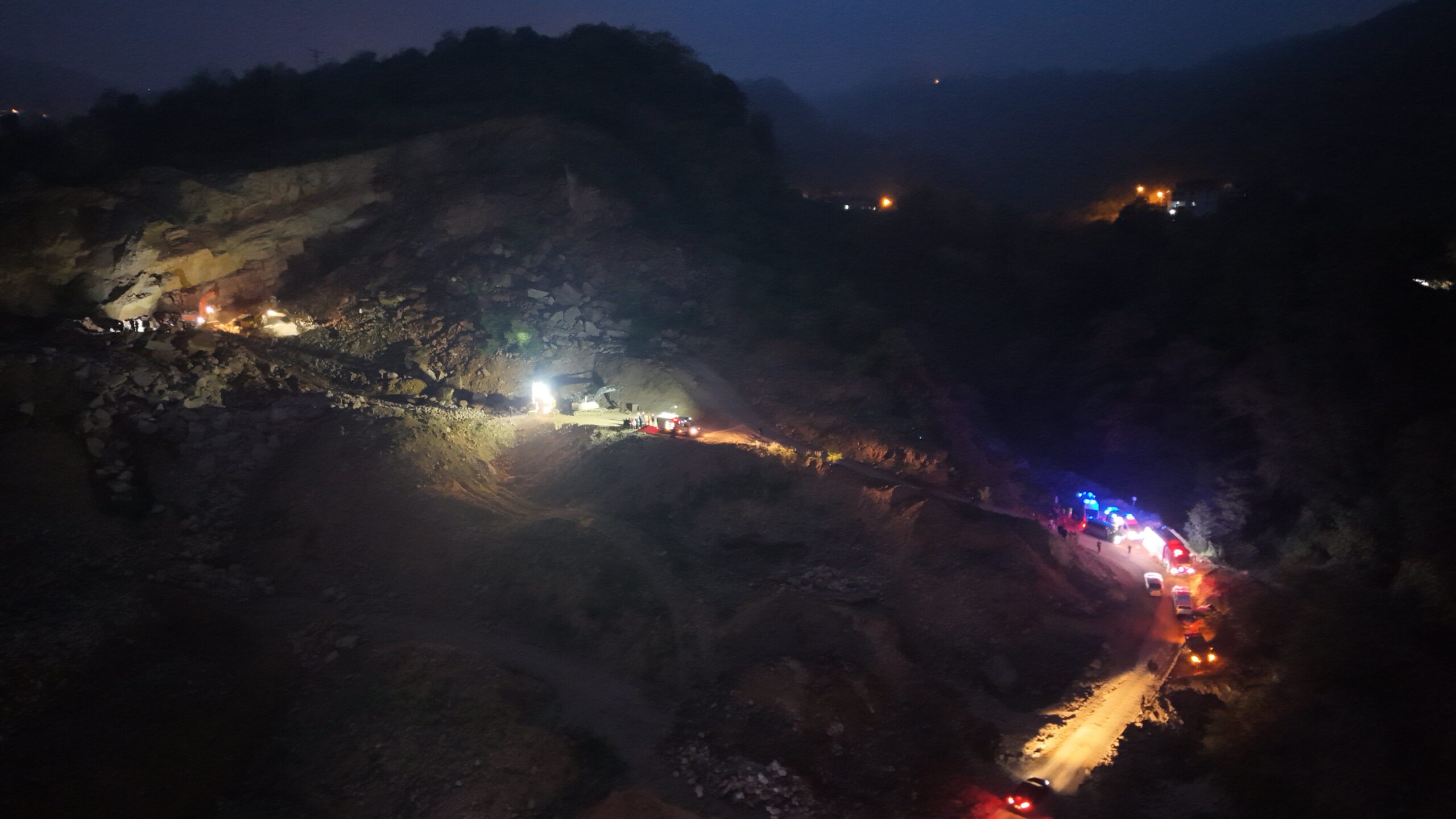 Fatsa’da taş ocağında göçük