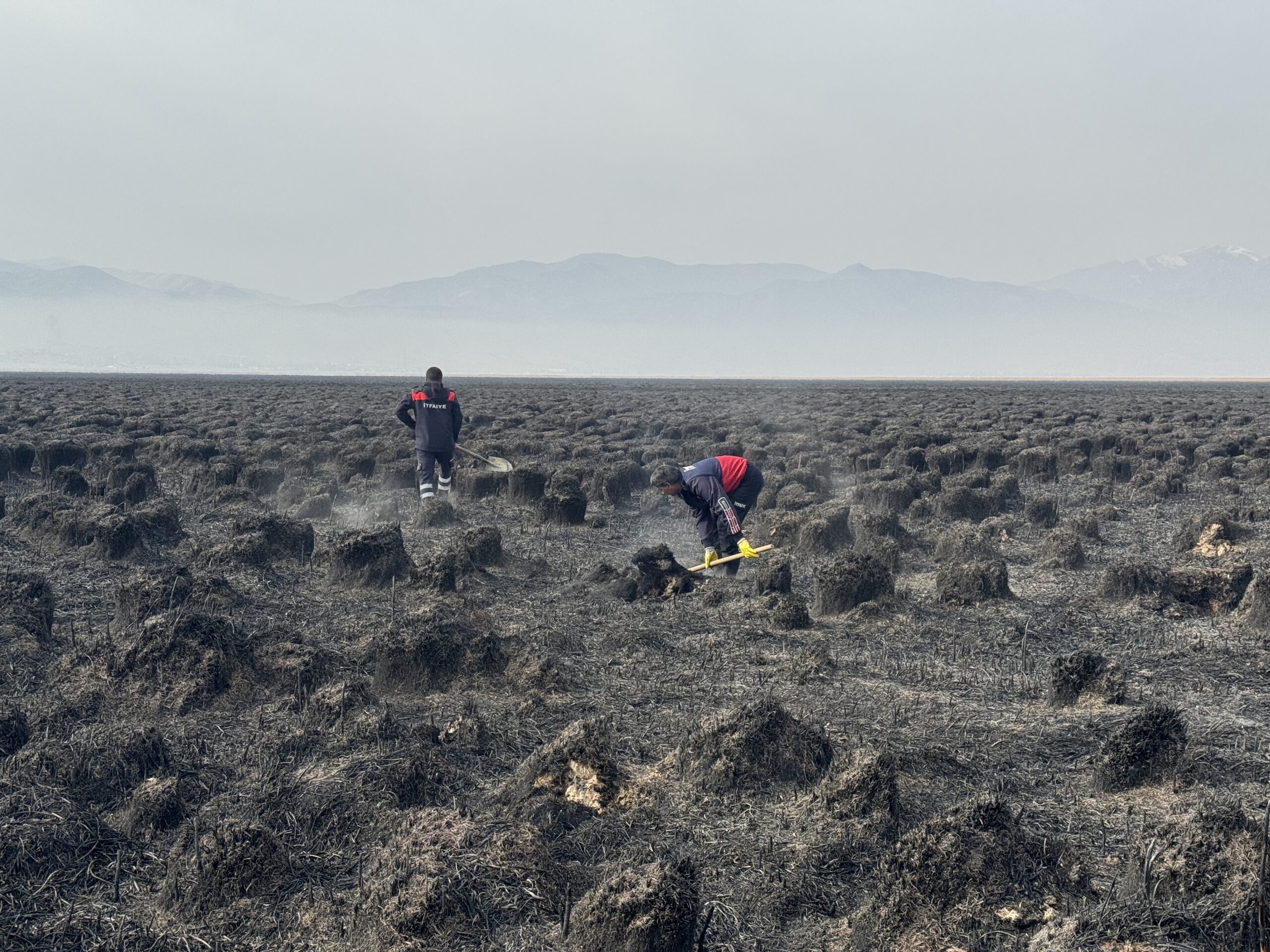 Hakkari’deki Nehil Sazlığı’nda 7 Kasım’da çıkan yangın söndürüldü
