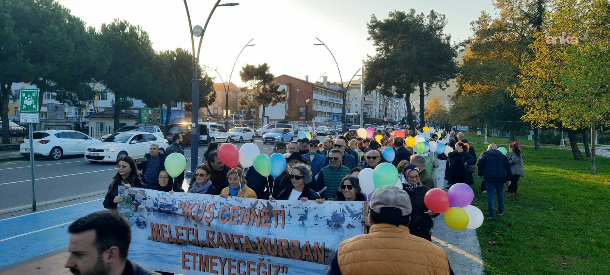 Ordu’da çöp alanının imara açılmasını protesto yürüyüşü
