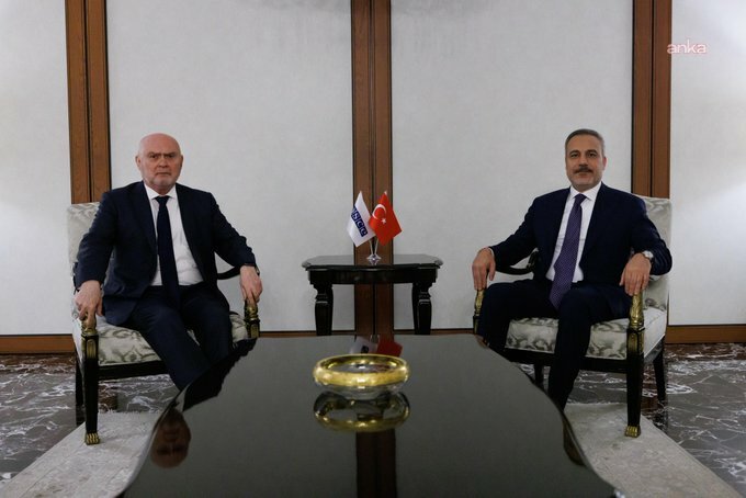 Hakan Fidan, AGİT Genel Sekreteri Sinirlioğlu ile görüştü