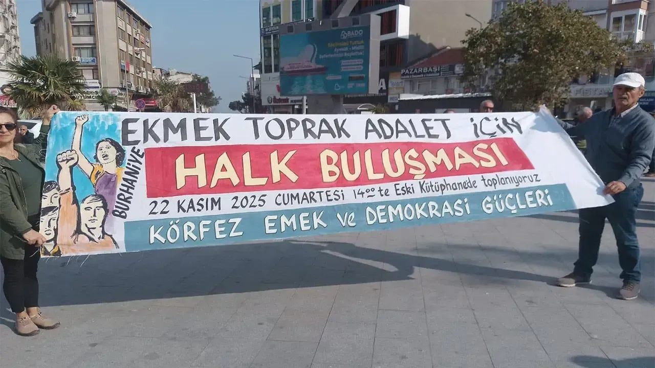 Burhaniye’de ‘Ekmek, Toprak ve Adalet’ mitingi