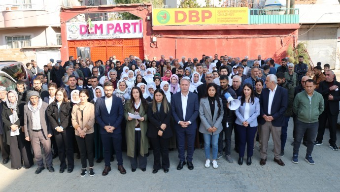 DEM Parti’den Cizre Belediye Eşbaşkanlarının tehdit edilmesine tepki