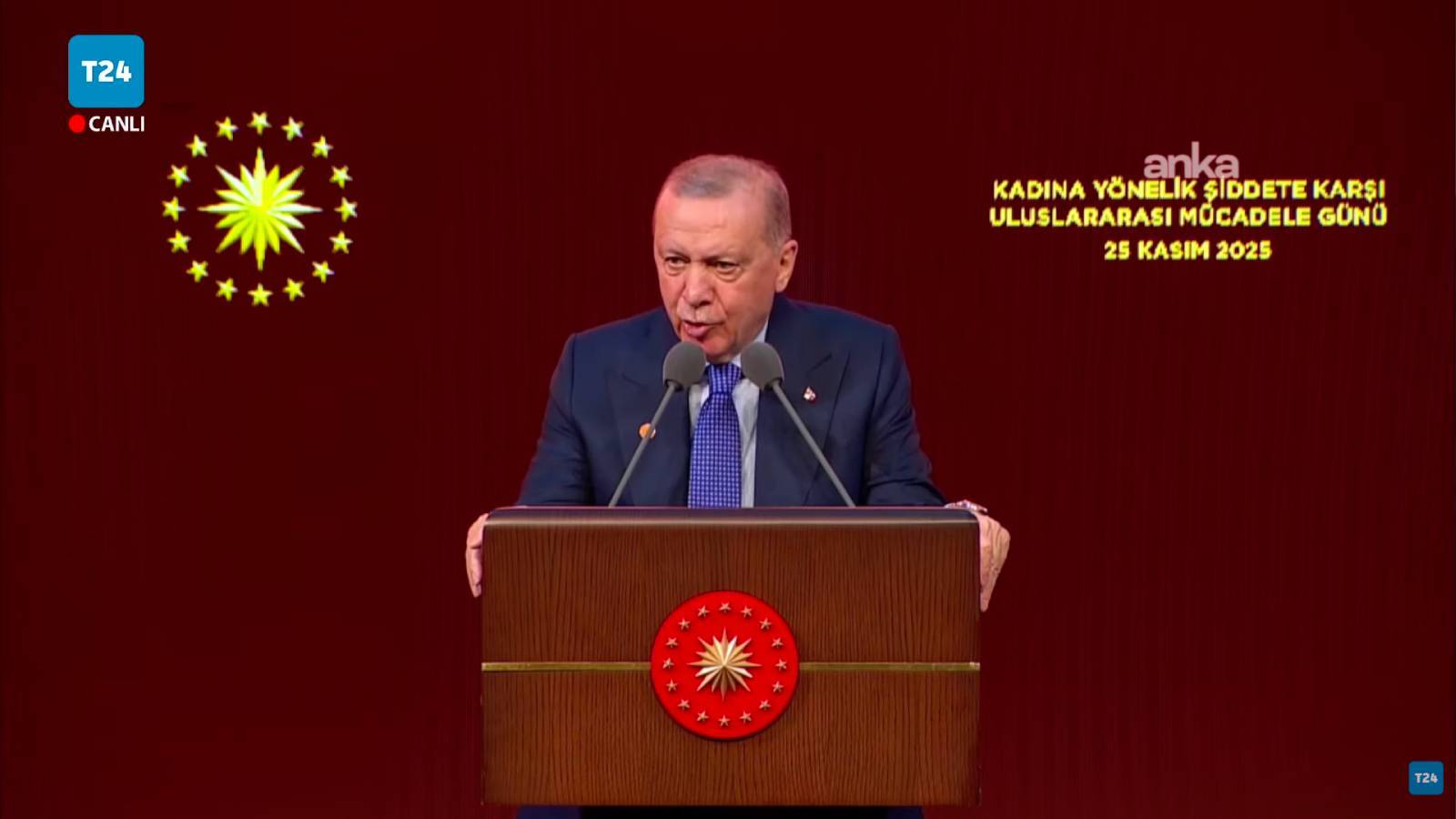 Erdoğan’dan 25 Kasım mesajı: Kadına şiddetle mücadelede Avrupa ülkelerine göre ilerideyiz