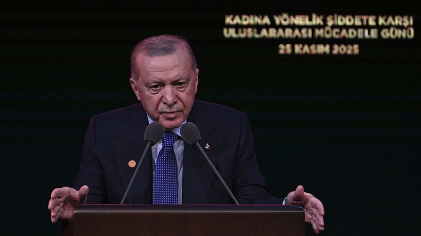 Erdoğan’dan 25 Kasım mesajı: Kadına şiddetle mücadelede Avrupa ülkelerine göre ilerideyiz