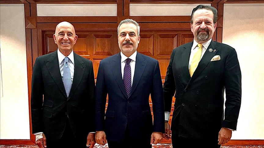 Hakan Fidan, Barrack ve Gorka ile Ankara’da bir araya geldi