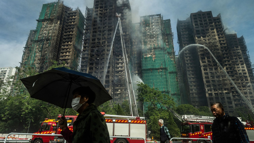 Hong Kong’da yangın: En az 128 kişi öldü, 200 kişi hala kayıp