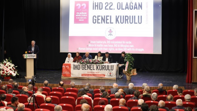 İHD 22’nci Genel Kurulu: İHD’nin sürece katkısına ihtiyaç var