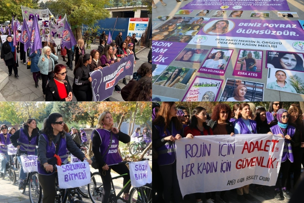 Kadınlar 25 Kasım’a iki gün kala alanlardaydı: Asla yalnız yürümeyeceksin