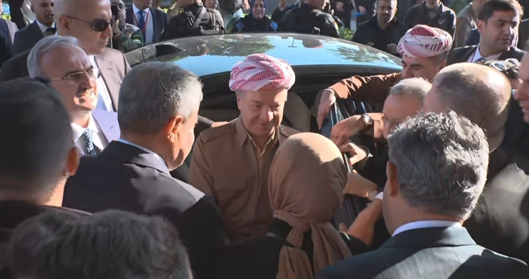 Mesud Barzani, Melayê Cizîrî Sempozyumu için Cizre’de