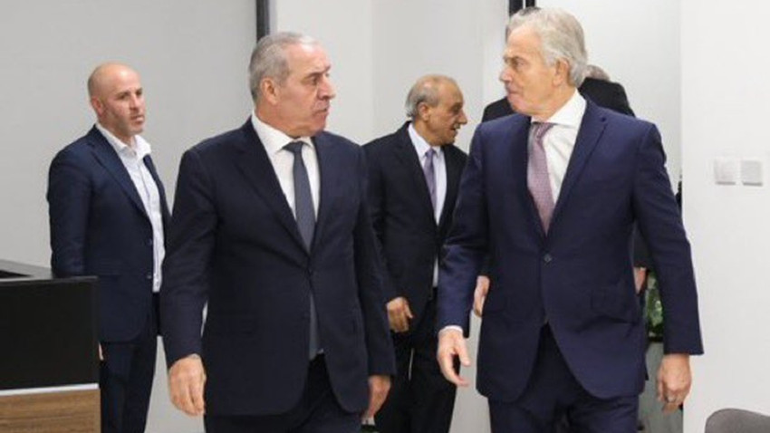 Filistin’de toplantı: Tony Blair ile bir araya geldiler