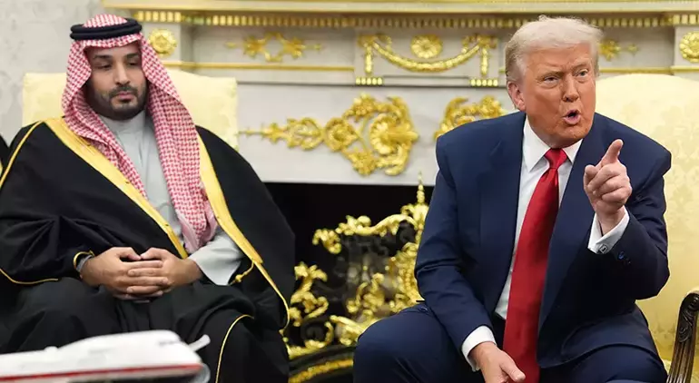 Trump Beyaz Saray’da Suudi Prens Selman’ı ağırladı: Masada F-35 ve İsrail’le normalleşme var