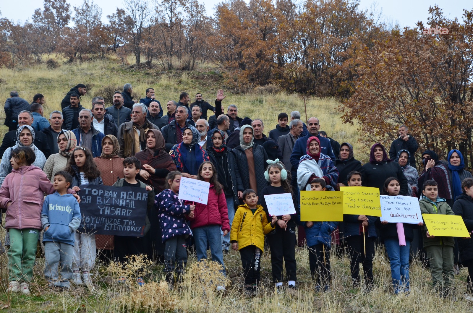 Bingöl’de bazalt ocağı projesi protestosu