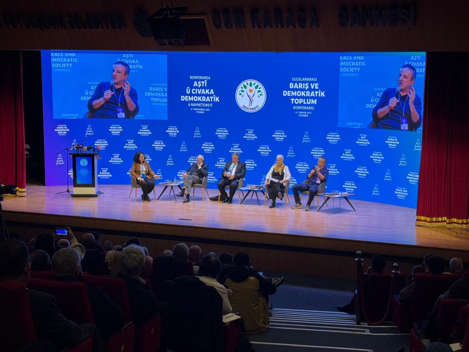 DEM Parti’nin ‘uluslararası konferansının’ ikinci günü başladı