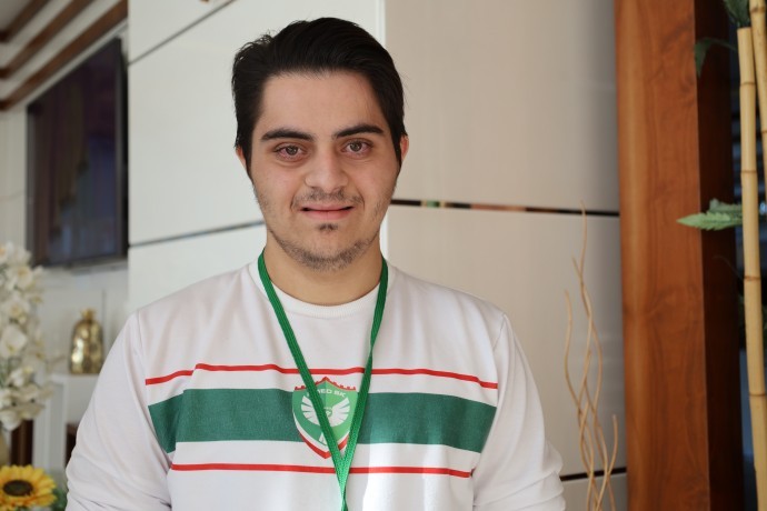 Down sendromlu Zınar’ın hayali Amedspor’da çalışmak