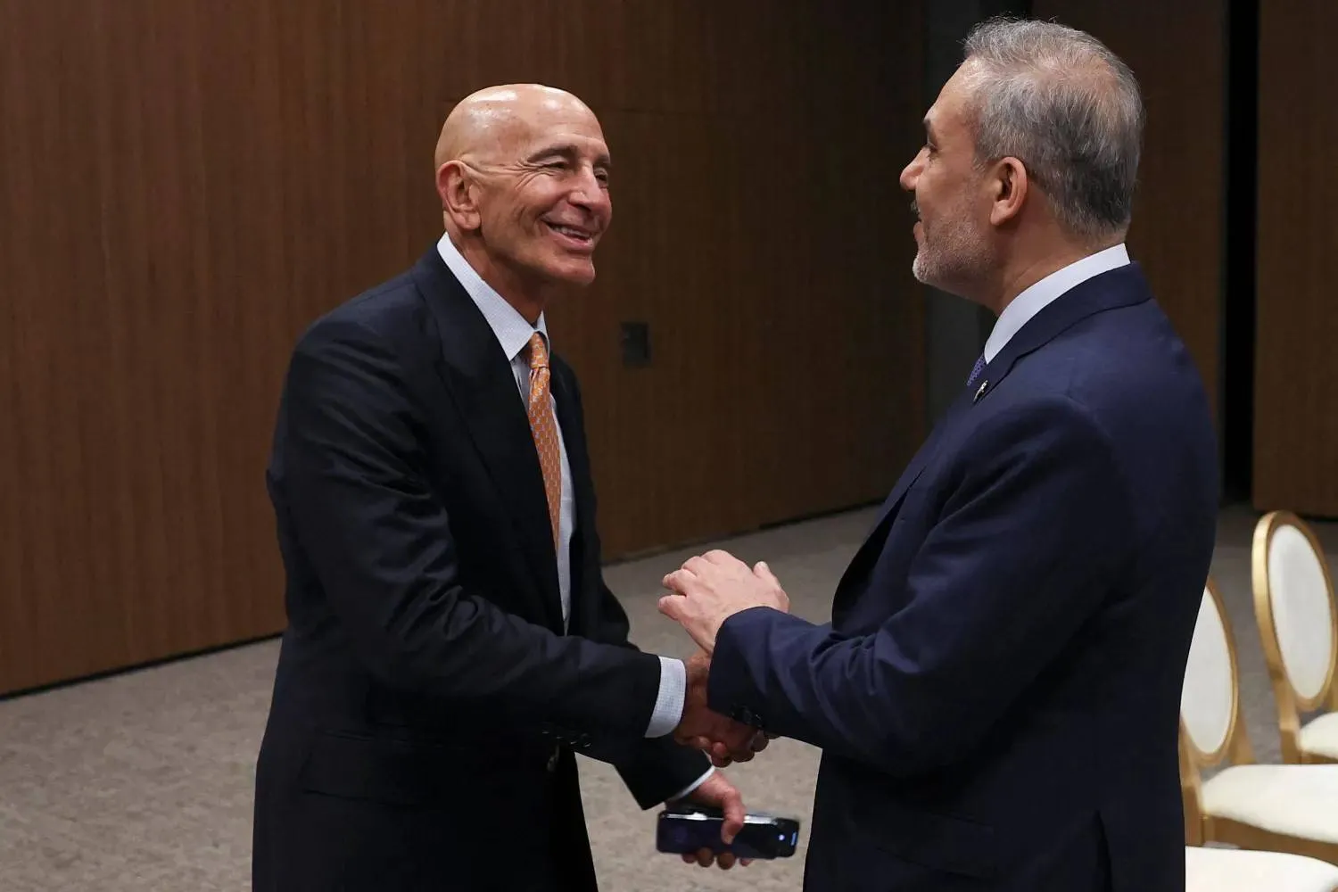 Hakan Fidan, Tom Barrack ile görüştü