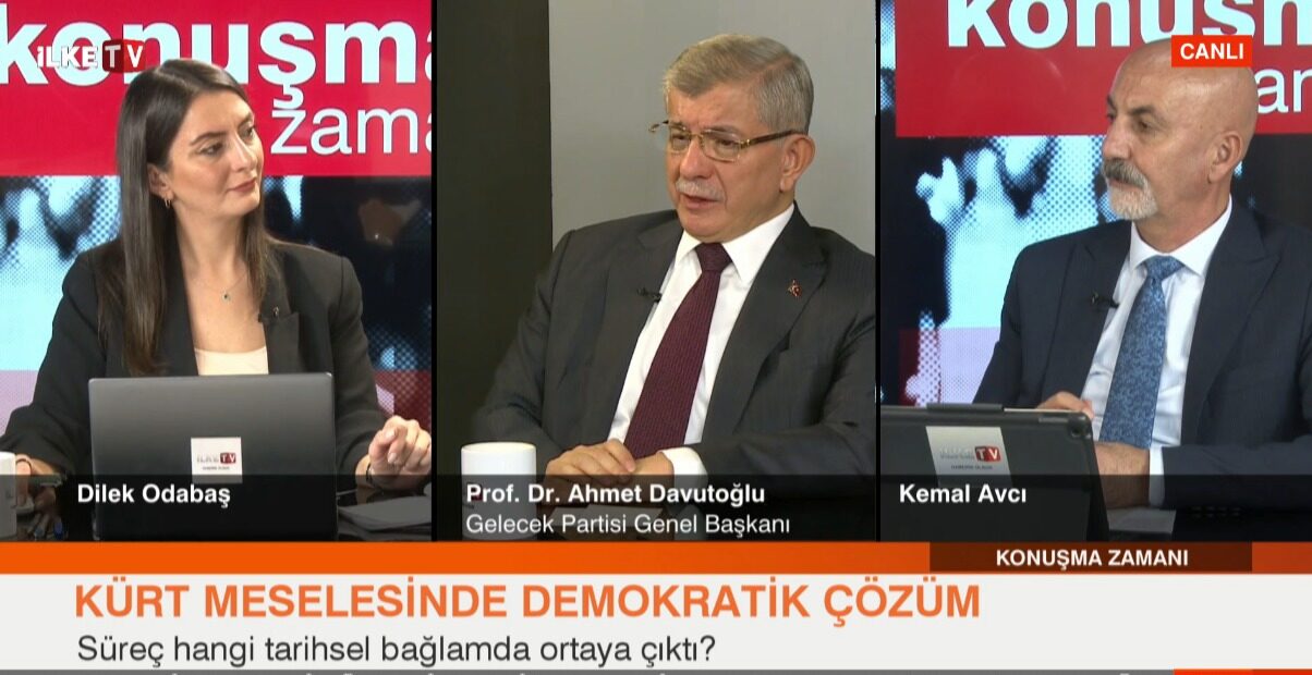 🔴CANLI – Ahmet Davutoğlu İlke TV’de: Sınırlar değişemez ama esnetilebilir