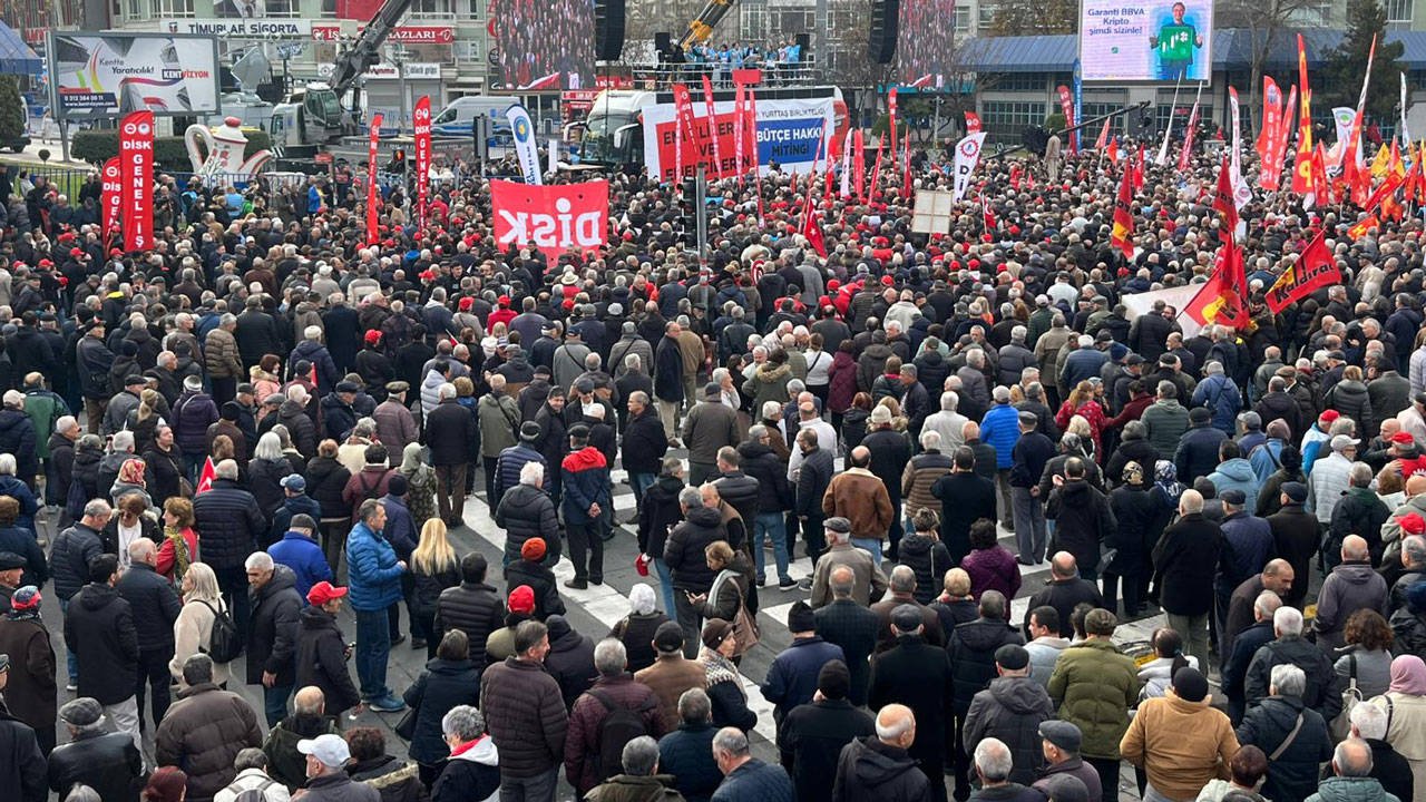 Emekçi ve emeklilerden Ankara’dan seslendi: Halk için bütçe, demokratik Türkiye