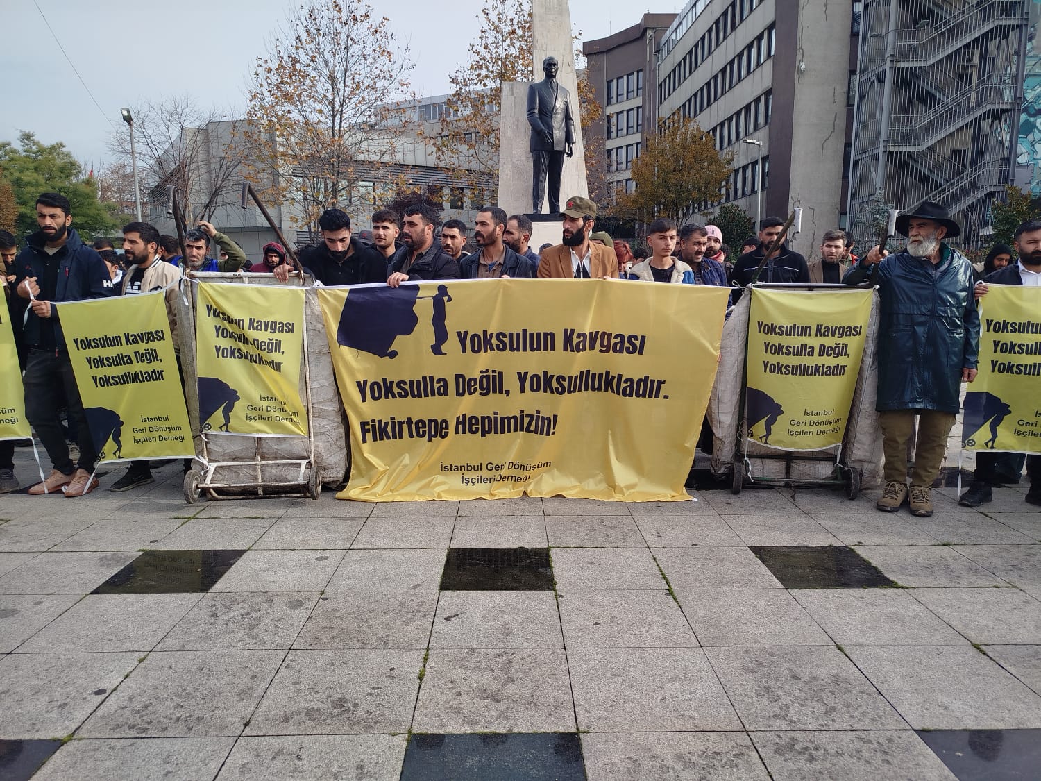 Geri dönüşüm işçilerinden depoların taşınmasına tepki: Çocuklarımız her gün çöpün içinde, siz ‘görüntü kirliliği’ diyorsunuz