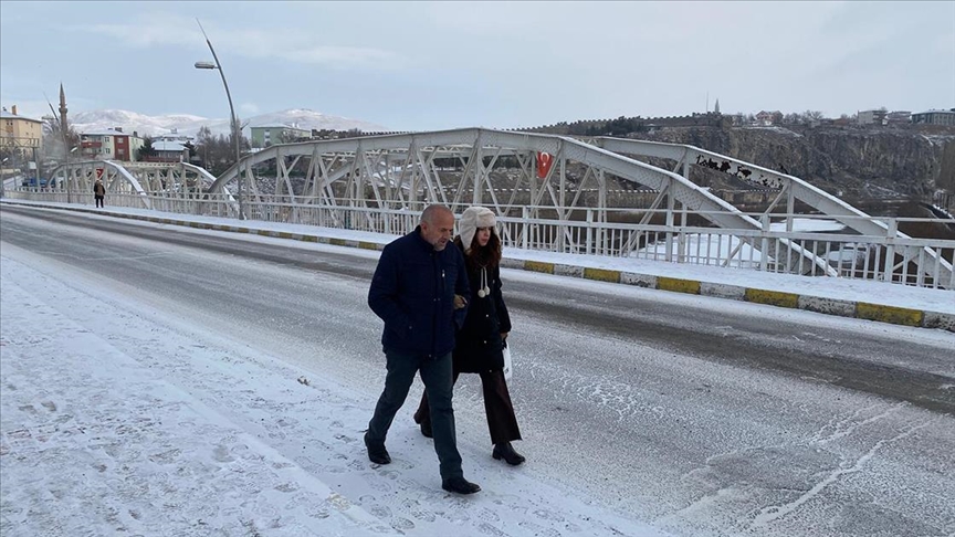 Kars, Ardahan ve Ağrı’da kar yağışı devam ediyor