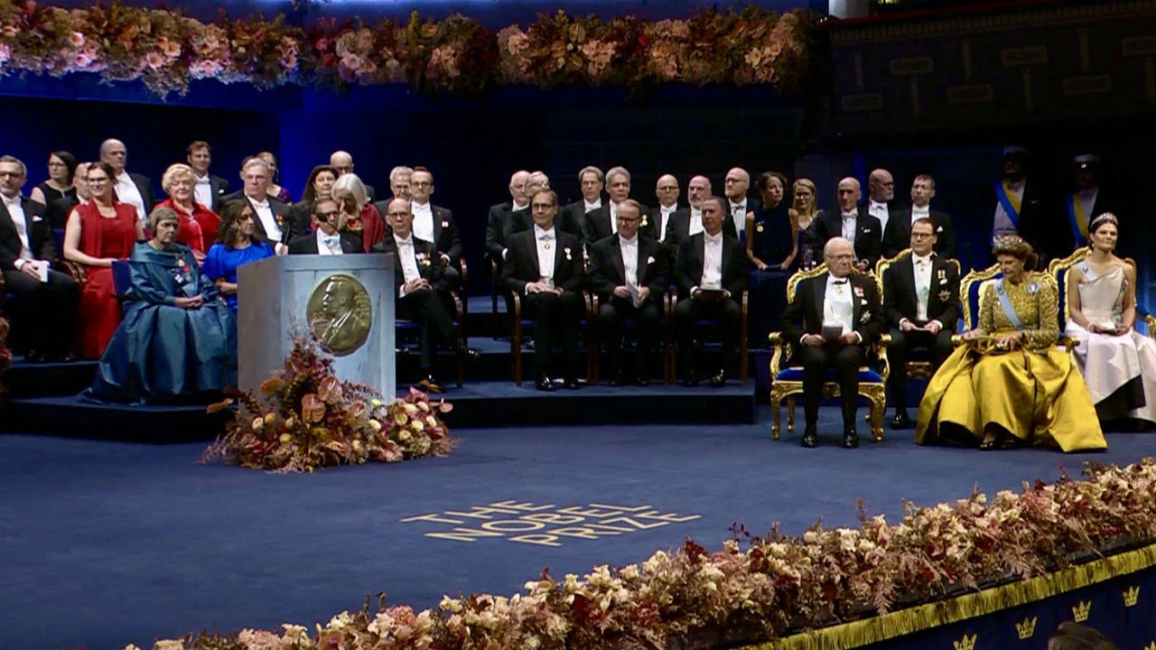 2025 Nobel Ödülleri Stockholm’de sahiplerini buldu: Törene iklim protestosu damga vurdu