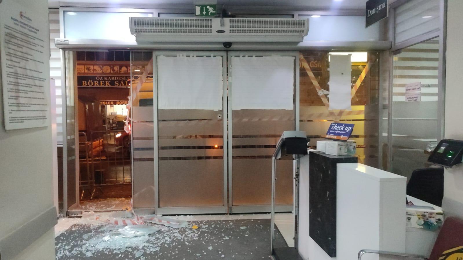 Özel Okmeydanı Hastanesi’ne silahlı saldırı