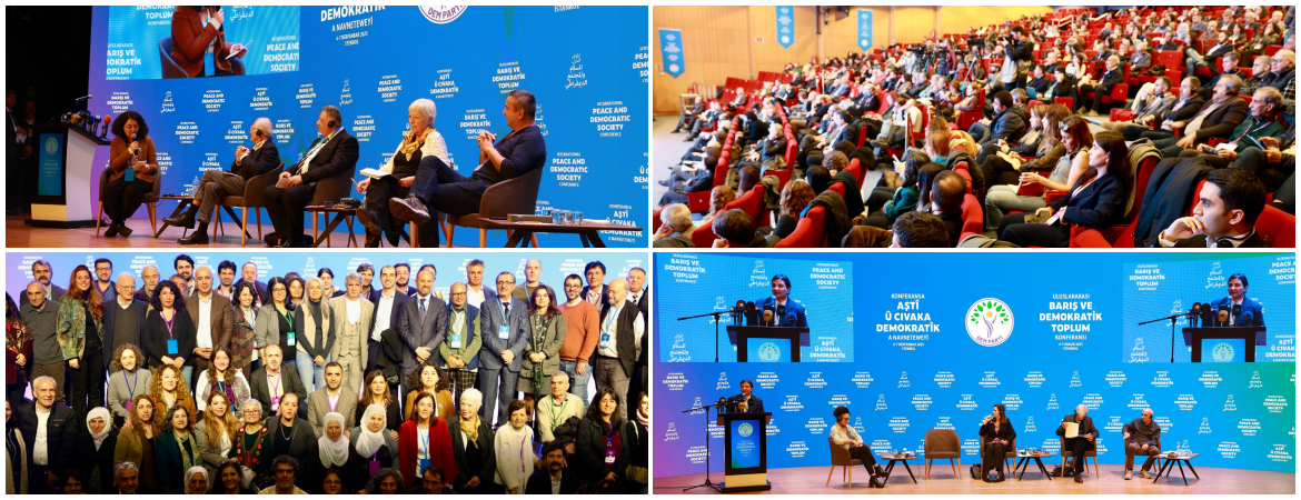 DEM Parti’nin Uluslararası Barış Konferansı sonuç bildirgesi açıklandı