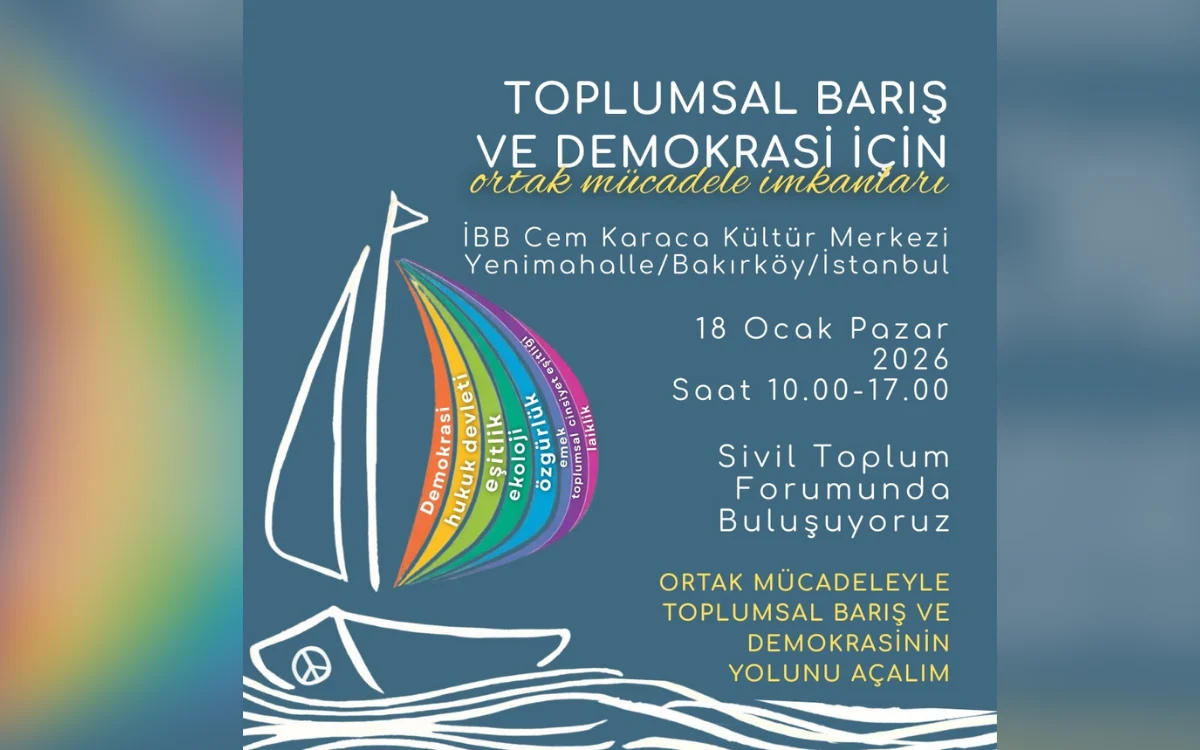 Barış ve Demokratik Toplum Süreci: 34 STK’den İstanbul’da forum çağrısı