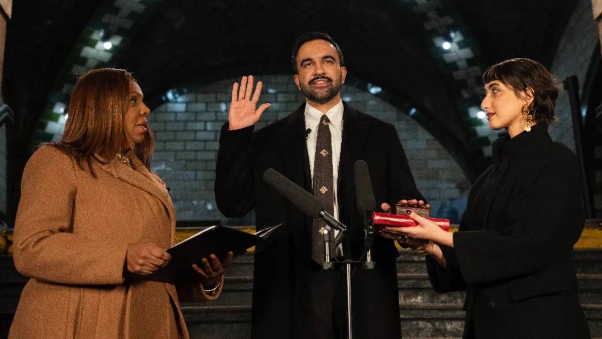 New York Belediye Başkanı Mamdani yemin etti, resmen görevine başladı