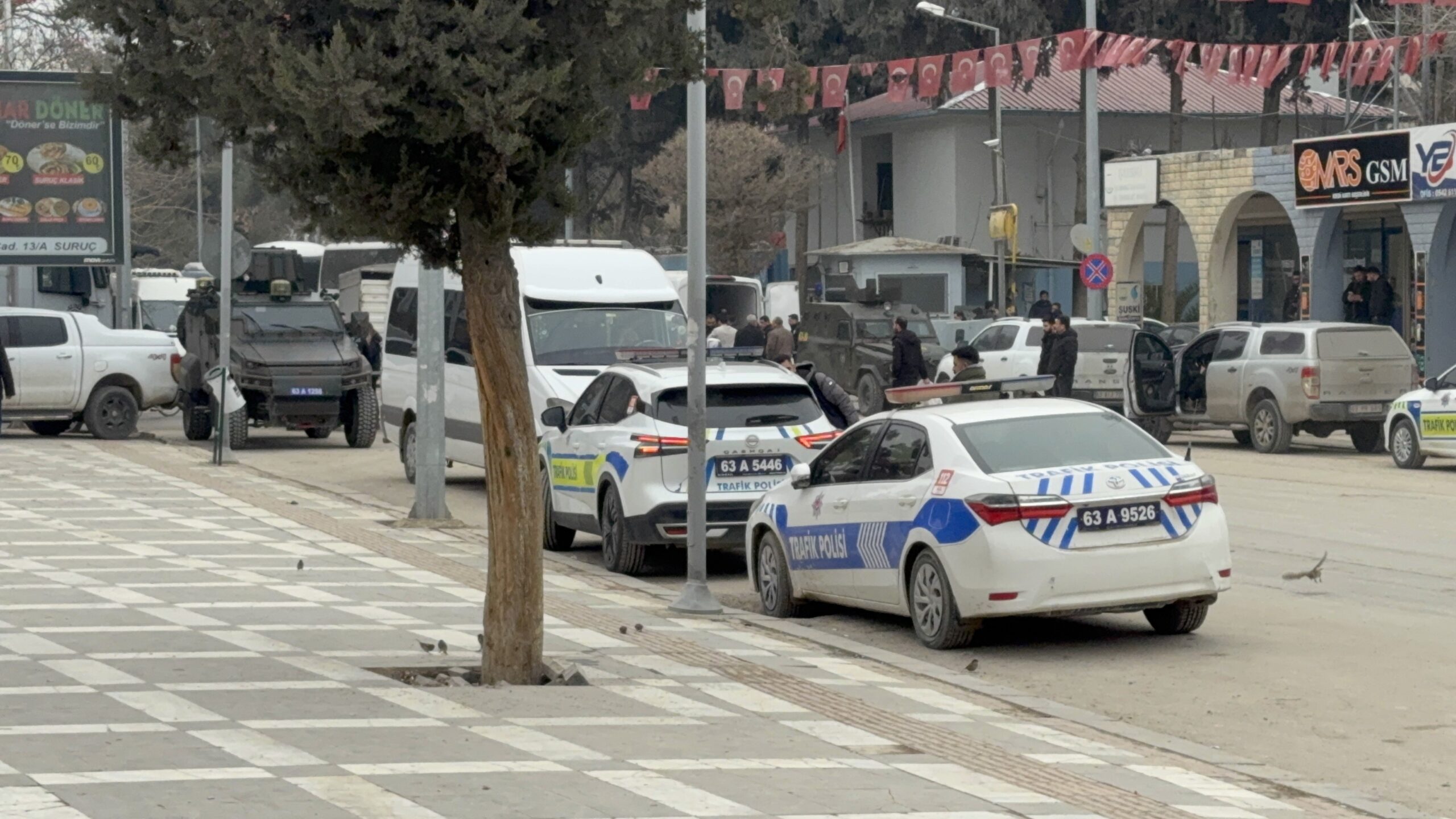 Kobani sınırına yürüyüş öncesi Suruç’ta yoğun güvenlik önlemleri