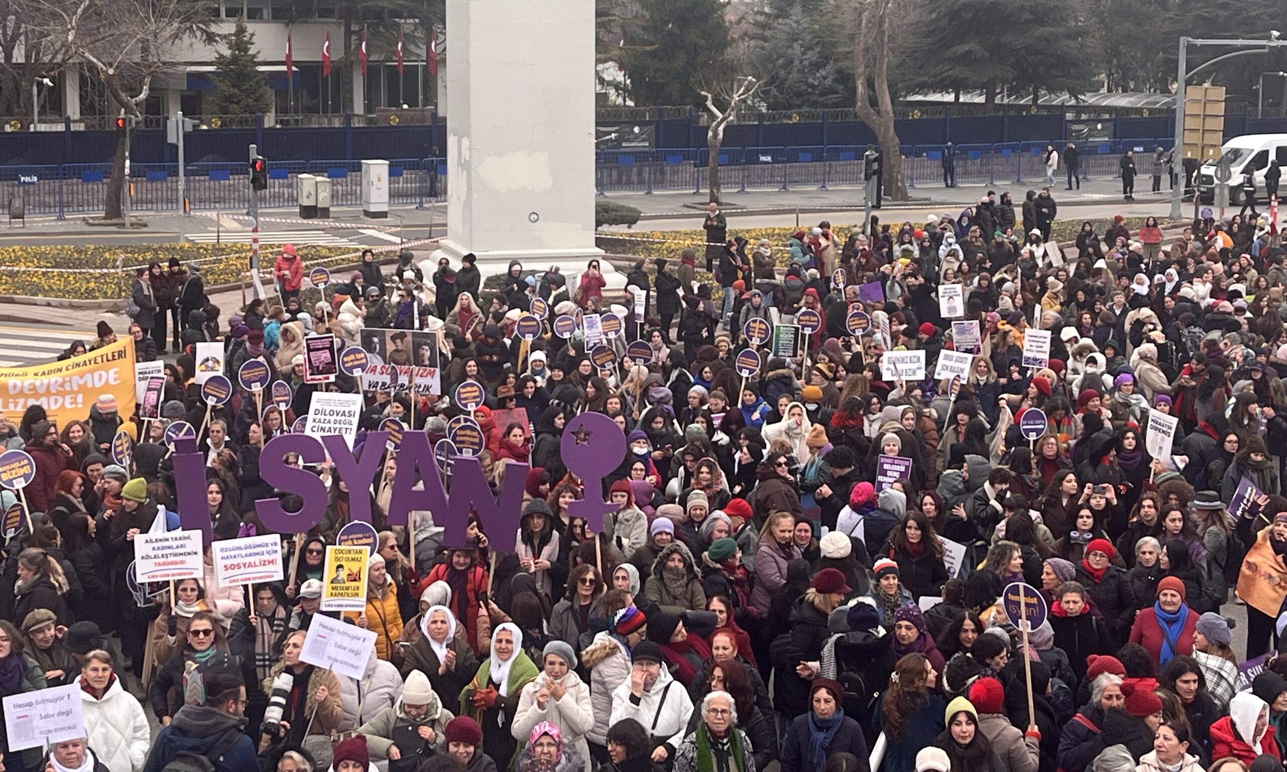Kadınlar Ankara’da buluştu: Hak, eşitlik ve şiddetsiz bir yaşam çağrısı