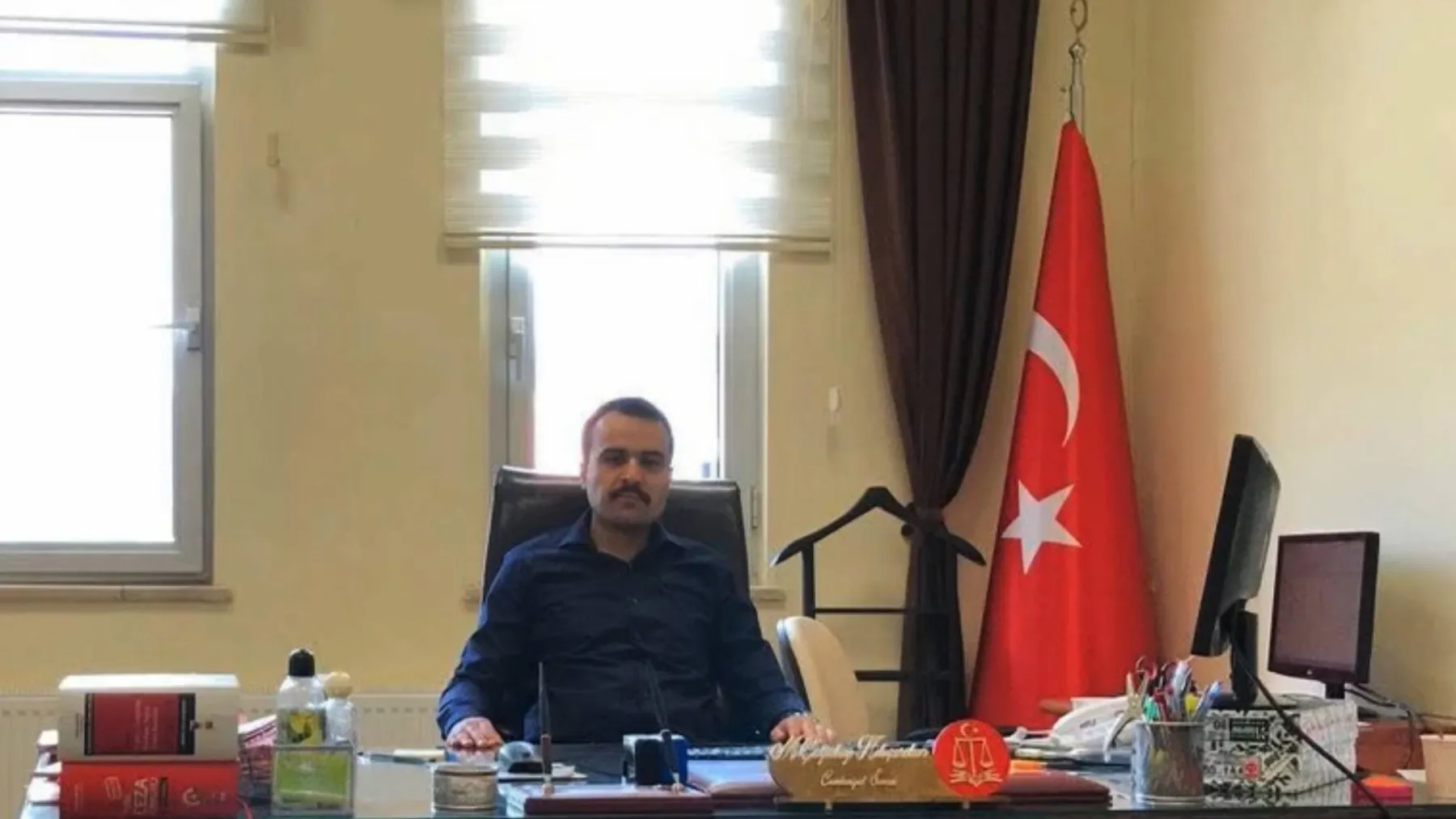 Kadın hâkimi vuran savcı adliyeye getirildi