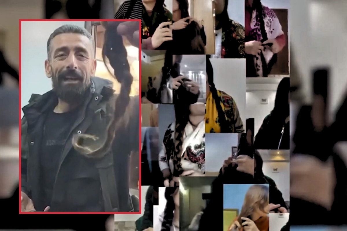 Kürt kadının saçını kesip arkadaşına hediye eden kişinin Şanlıurfalı olduğu iddia edildi