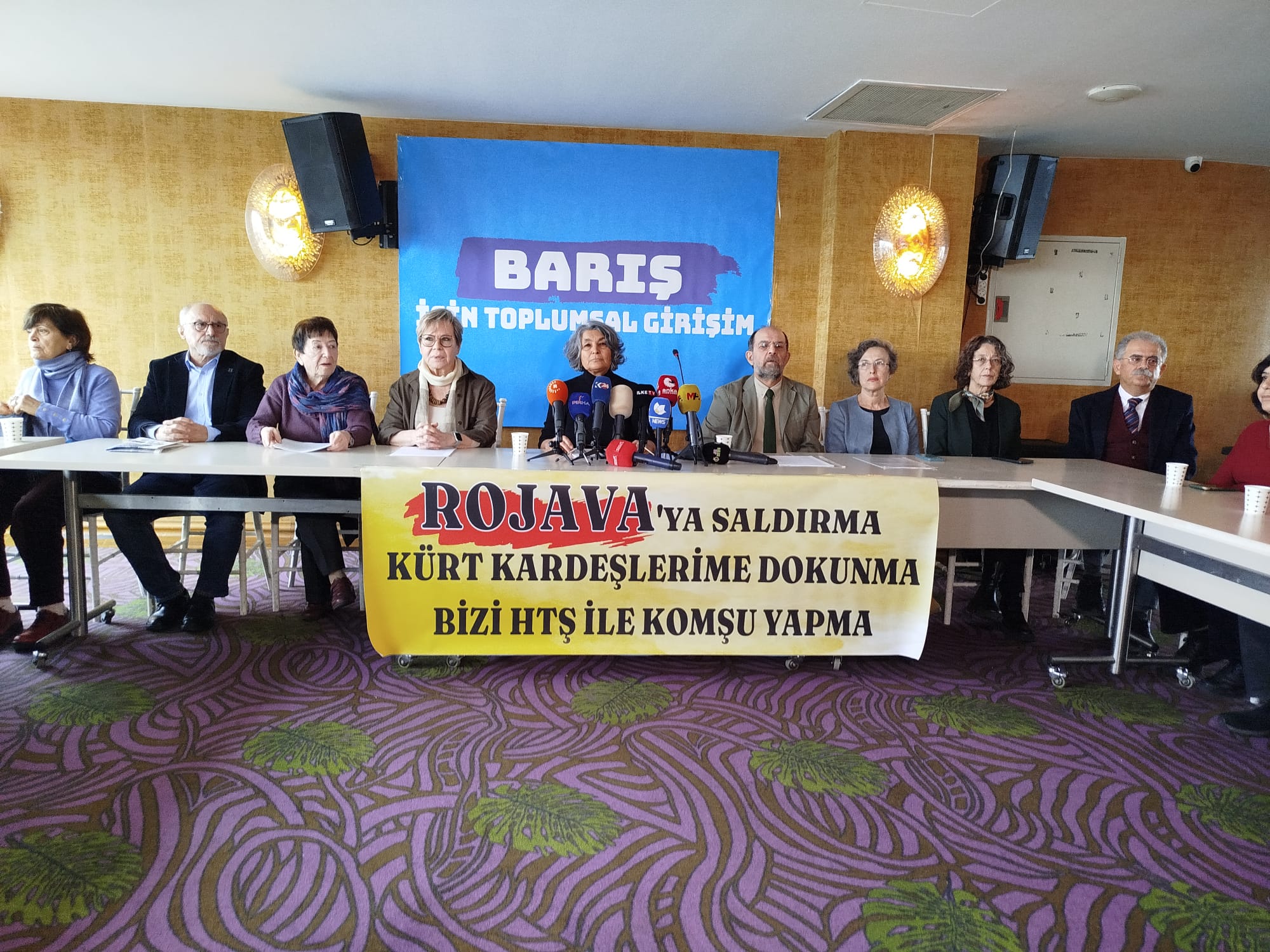 Barış İçin Toplumsal Girişim: ‘Kürt kardeşlerimize dokunmayın, bizi HTŞ ile komşu etmeyin’