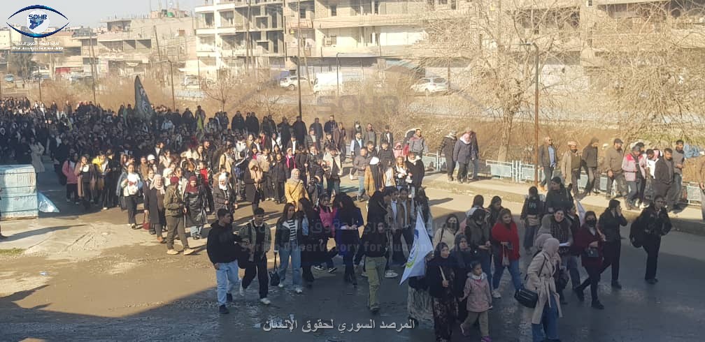 Kamışlo, Kobani, Rakka: Şam yönetiminin saldırıları protesto edildi