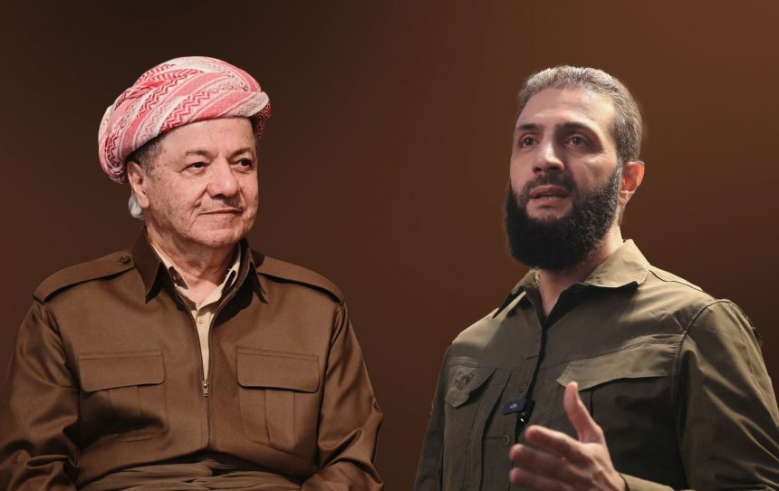 Mesud Barzani ile Ahmed Şara arasında kritik görüşme: Kürtler Suriye’nin asli unsurudur