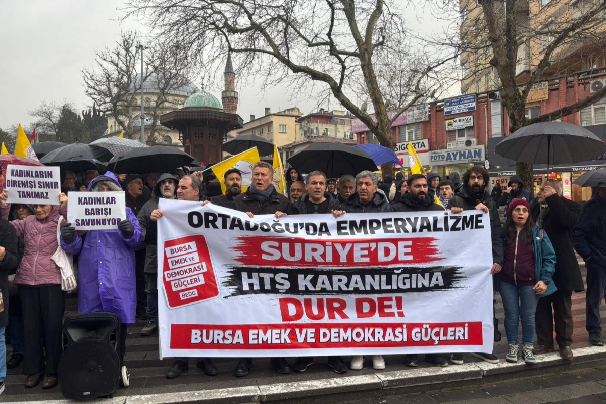 Bursa’da Kobani’yle dayanışma eylemi: Irkçı gruplardan saldırı girişimi