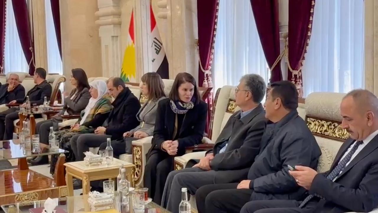 Kuzey ve Doğu Suriye’ye gidecek heyet Kürdistan Bölgesi’ne ulaştı