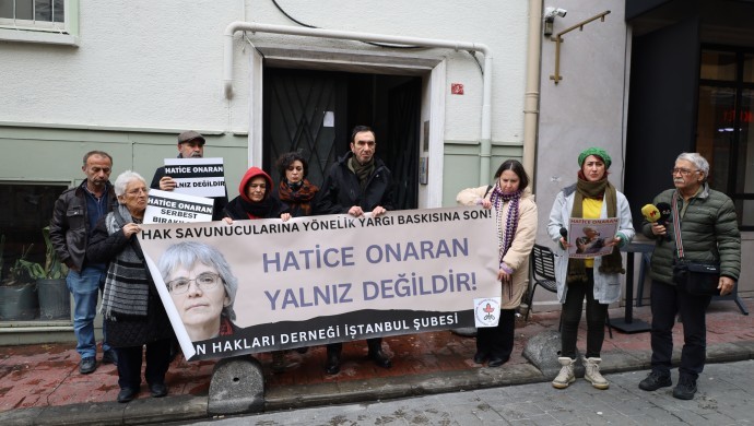 İHD’den hasta mahpus Hatice Onaran’a destek