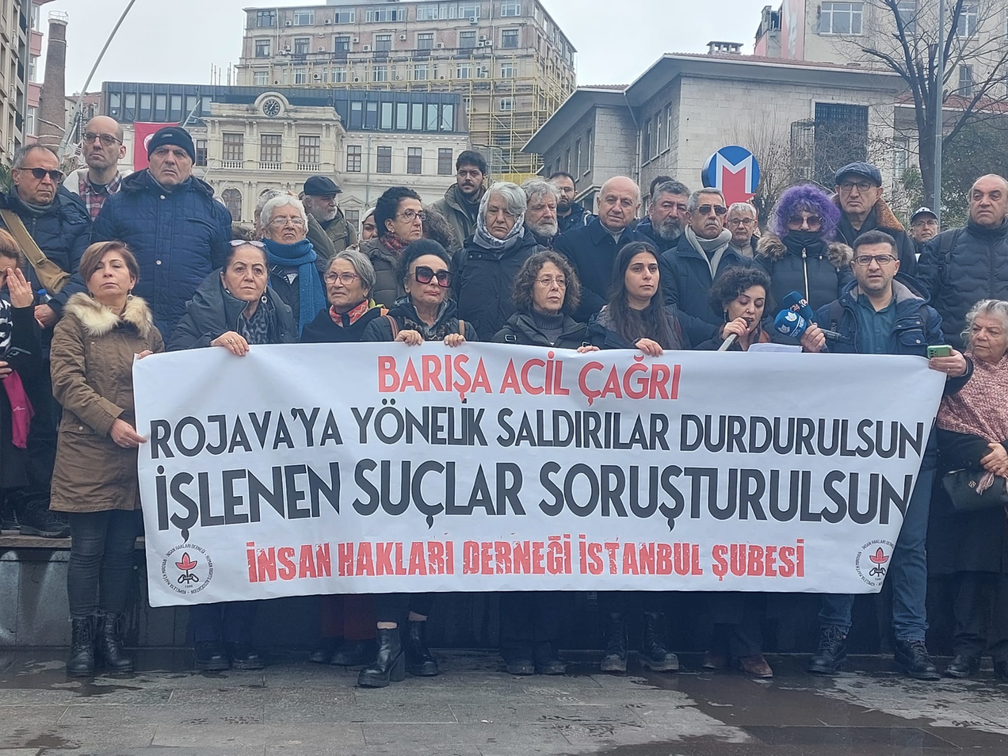 İHD’den Suriye çağrısı: Türkiye ve dünya kamuoyunu barışa ses vermeye çağırıyoruz