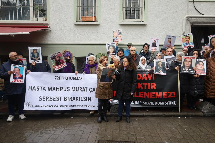 Hasta mahpuslar için basın açıklamaları: Çalık, Kavak ve Bilecan tahliye edilsin